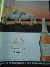 Advertising 2000 Listel raised by Listel Camargue horses