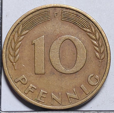 10 Pfennig 1950 F Allemagne Germany - 370105