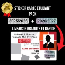 PACK Autocollant carte