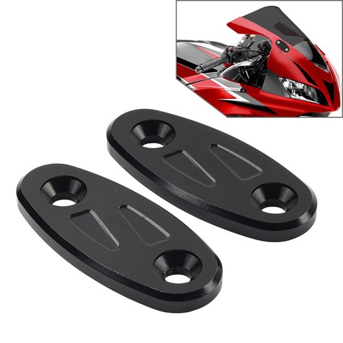 Rearview mirror block off base - block,