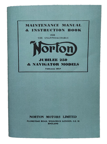 Manuel atelier moto norton - manuel, d’atelier