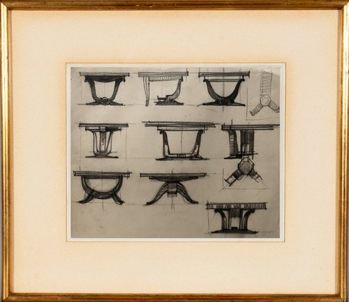 Dessin mobilier de - de,