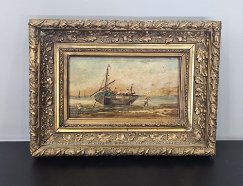 Tableau ancien huile - huile, sur