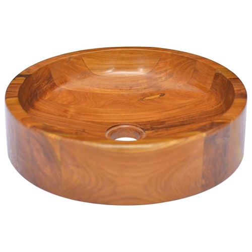 Bois teck massif - massif, lavabo