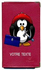 Etui carte grise en rouge