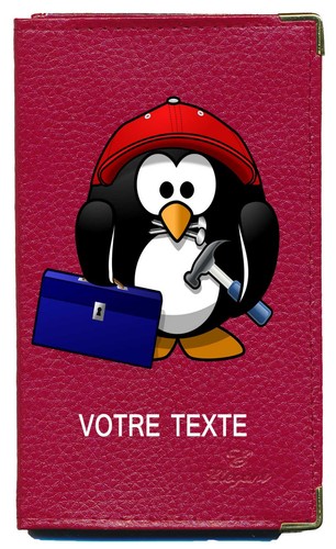 Etui carte grise rouge - etui,