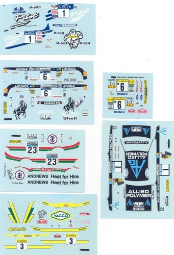 Lot decals ford - lot, escort