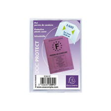 Etui pour permis de conduire européen plastique transparent Exacompta