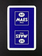 1 x Joker playing card Beer Biere Bier Maes Pils AB 484