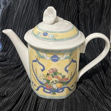 Vintage Collectable Villeroy And Boch Castellina Tea Pot 1997-2001 Discontinued