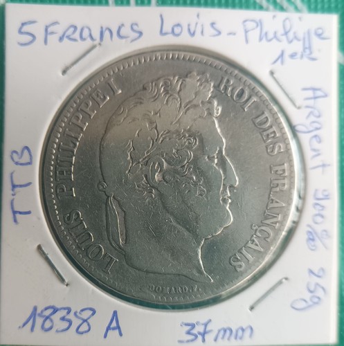 Francs louis philippe - -5,