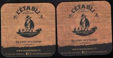France SB Sous Bock Beermat Beer Beer l'établi de Papy Louis On y boit on y man