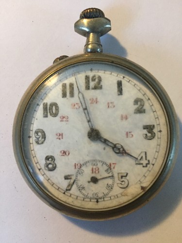 Antique fob watch for overhaul - fob,
