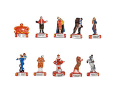 Série complète de 10 fèves