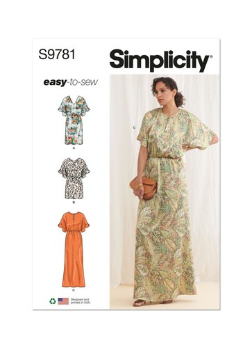 Simplicity 9781 femmes - 9781, robes