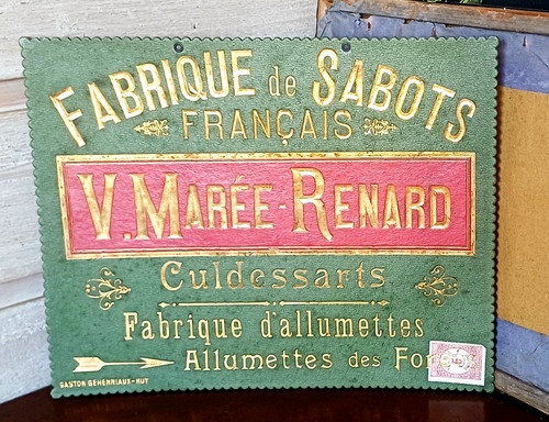 Ancien carton publicitaire - ancien, v