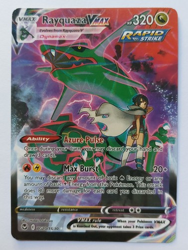 Carte pokémon rayquaza - carte, vmax