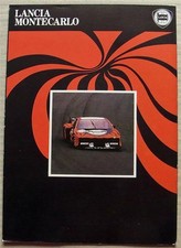 LANCIA MONTECARLO Car Sales Brochure c1981 #88799135