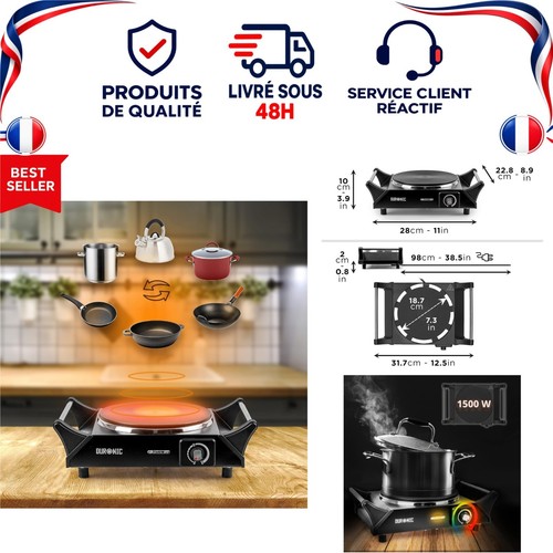 Duronic hp1 plaque cuisson - duronic, de