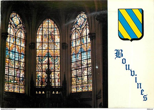 Carte postale bouvines - carte,