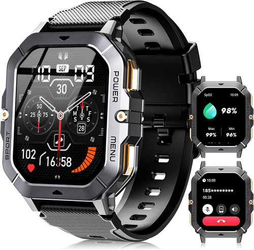 Montre connectée homme - homme, 2.02"