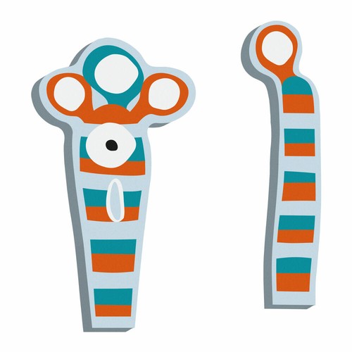 Petit pied design lettres - petit, abc