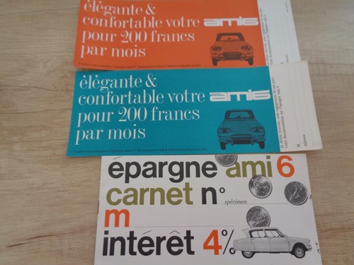 Citroen ami6 lot 3 - lot,