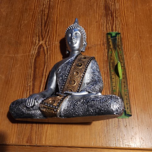 Bouddha gris hauteur 25 - gris,