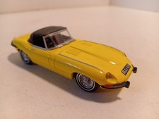 1967 Dinky Toys Matchbox DY1 Jaguar Type E Convertible Hood Yellow 1/43