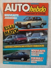 AUTO HEBDO N°426 28/6/1984 ALFA ROMEO 90 COLT GTI F1 PIQUET ALFA GIULIA LE MANS
