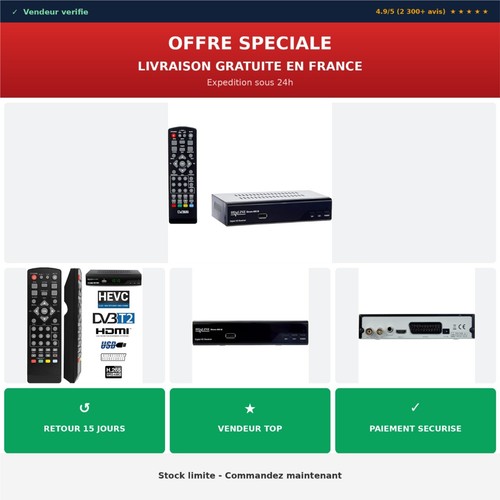 Décodeur tnt strom 505 - hd,