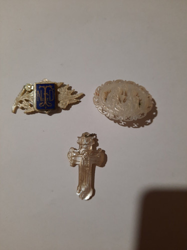 Ancienne croix pendentif - ancienne, en