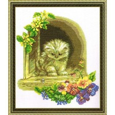 RTO  M093  Chaton  Kit  Broderie  Point de Croix Compté  