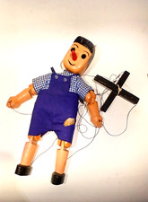 PINOCCHIO - Marionnette  en bois vintage - 53 cm
