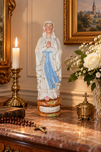 Belle statuette ancienne - statuette, de