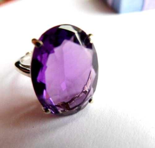 Bague améthyste - bague, en