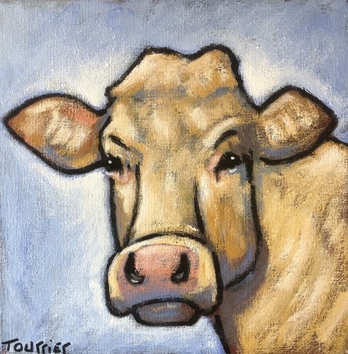Tableau vache morvan - vache, du