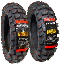 Shinko Mobber 120/70-12 130/70-12 Tire Set Front Rear Tires Knobby 125 Grom