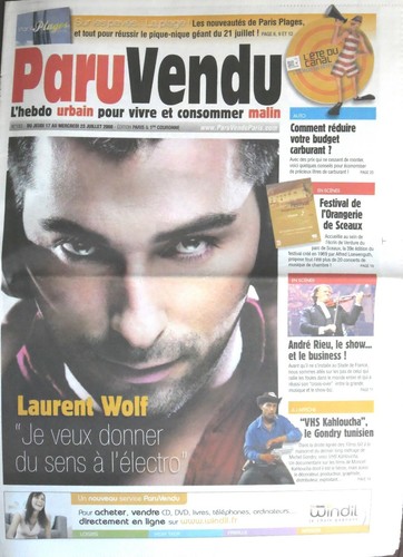 Paru vendu laurent wolf andre - paru,