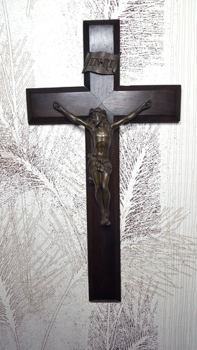 Grand crucifix croix - en, bois