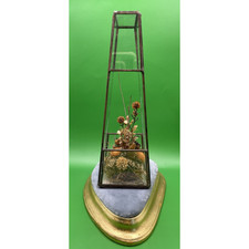 Vintage Faux Dry Flower Terrarium Table Top Decoration