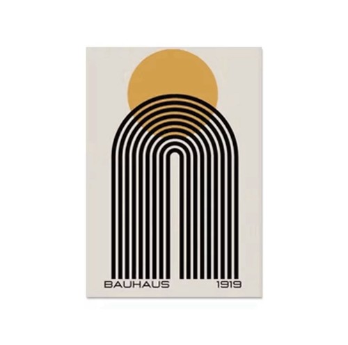Affiche poster mural bauhaus - affiche,