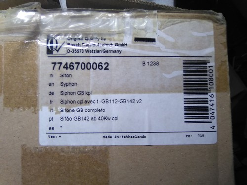 Bosch 7746700062 condensate - 7746700062,