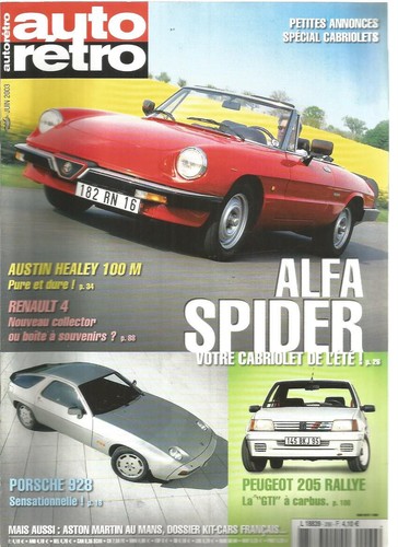 Auto retro 266 alfa spider - retro,