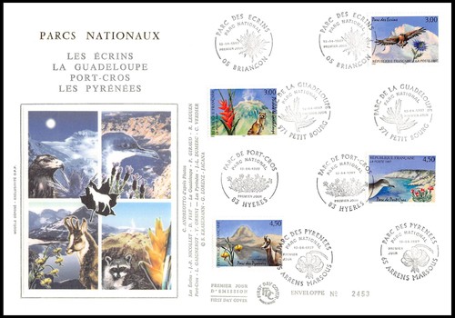 Fdc soie série - fdc, gf