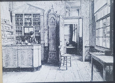 Room In The Pilot House, Henri de Braekeleer, Magic Lantern Glass Slide