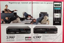 Press Advertising: VCR 4600 MK II and VCR 4800 AMSTRAD 1987 VCR