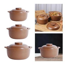 Pot en argile avec couvercle