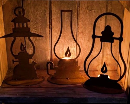 Lot lampes huile déco - a,