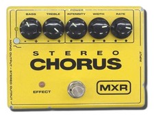 Pédale d'effets chorus